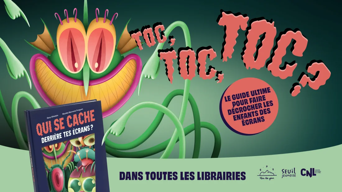 Visuel presse du livre et du monstre vert