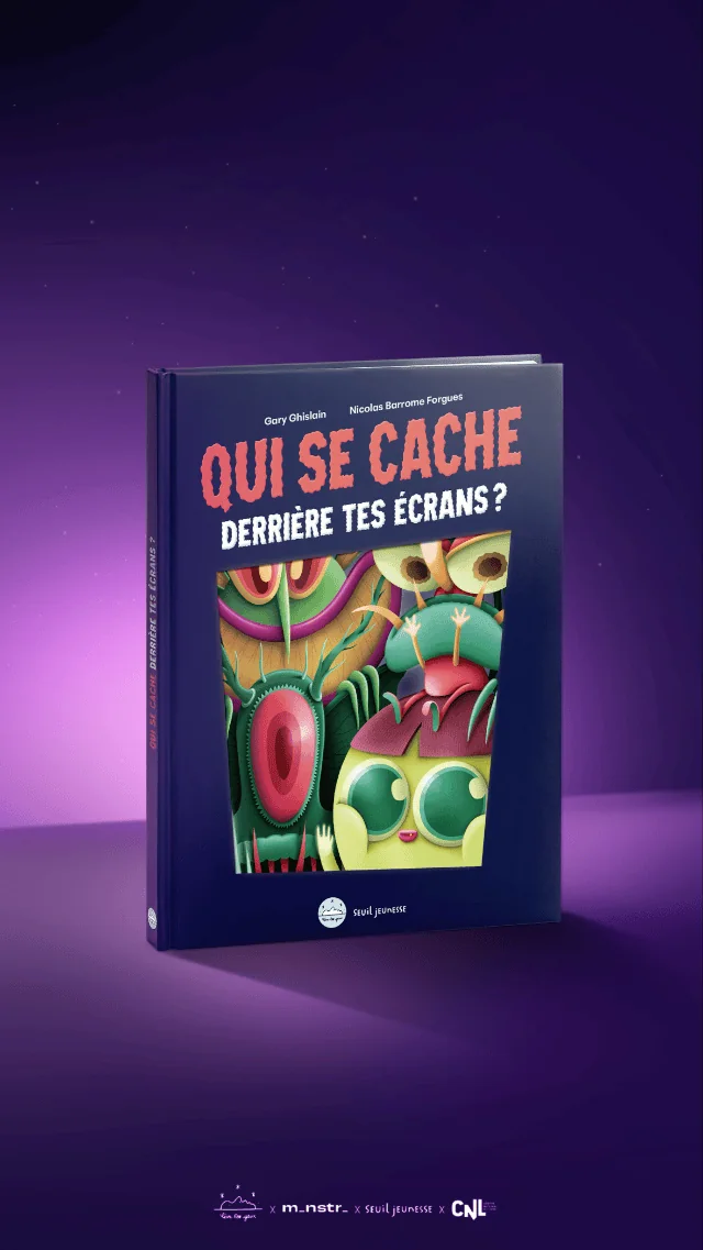 Story Instagram : le livre et ses monstres